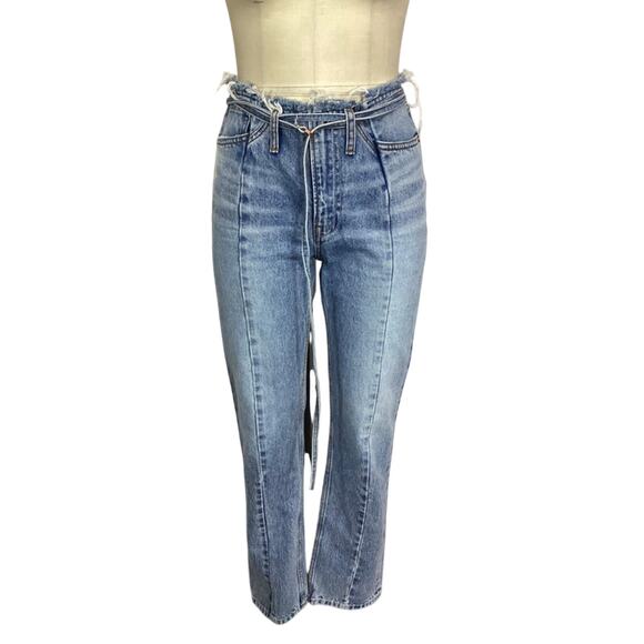 Grlfrnd Frayed Bisbee Adriana Size 27 Denim Jeans - Picture 2 of 4